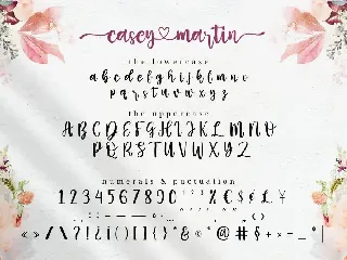 Casey Martin - Casual Handwritten Script Font