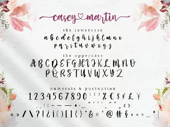 Casey Martin - Casual Handwritten Script Font