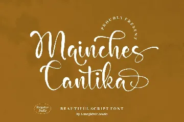 Mainches Cantika Script Font