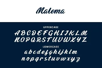 Malema Handwritten Script Font