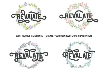 Revalate - Stylistic Sans Serif Font