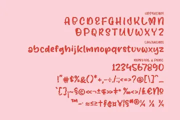 Childkiss Heart Groovy Handwritten Font