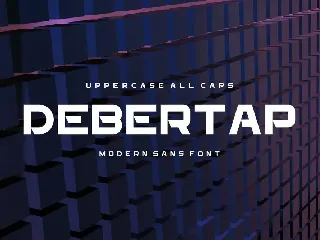 Debertap - Modern Font