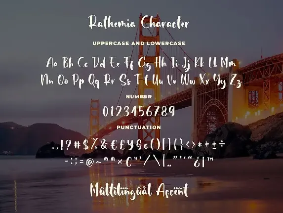 Rathemia - Bold Handwritten Font