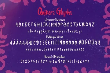 Quikers font