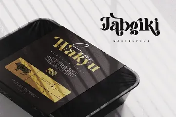 Jabgiki - Bold Serif font