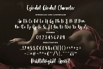 Egindal Gindul - Sexy Script font