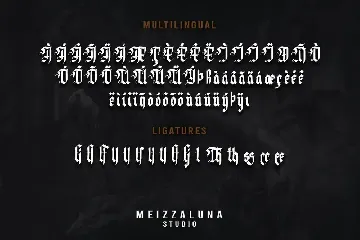 Black Jack - Blackletter font