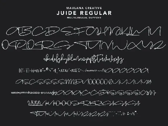 Juide Casual Signature Font