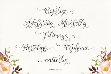 Roselina Script font