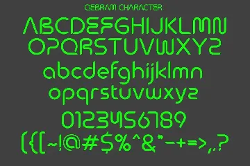 Qebram font