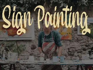 Hand Paint - Old Fashion Script font