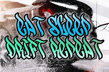 Swerds Caps - Graffiti Style Typeface font