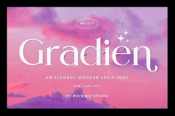 Gradien - Modern Stylish font