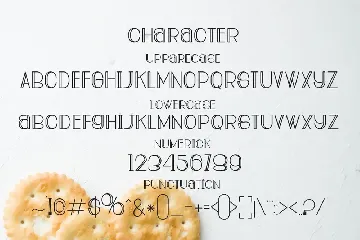 Bread Crackers font