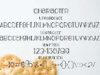 Bread Crackers font