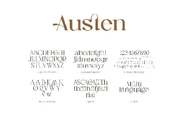 Austen font