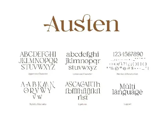 Austen font