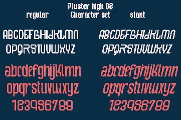 Pluster font