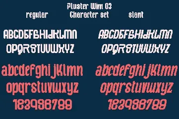 Pluster font