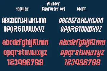 Pluster font