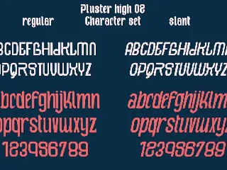 Pluster font