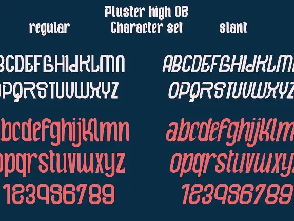 Pluster font