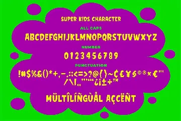 Super Kids - Playfull Typeface font