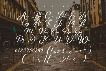 Wellington Script font