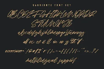 Sabrionte Script Font