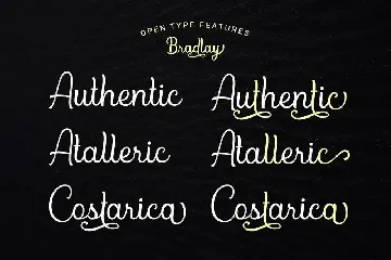 Bradlay Script font