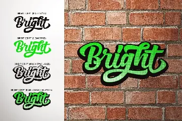 Bright Script font