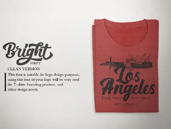 Bright Script font