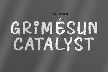 Grimesun Catalyst Quirky Display Font