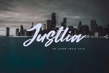 Justlia - An Urban Style Font