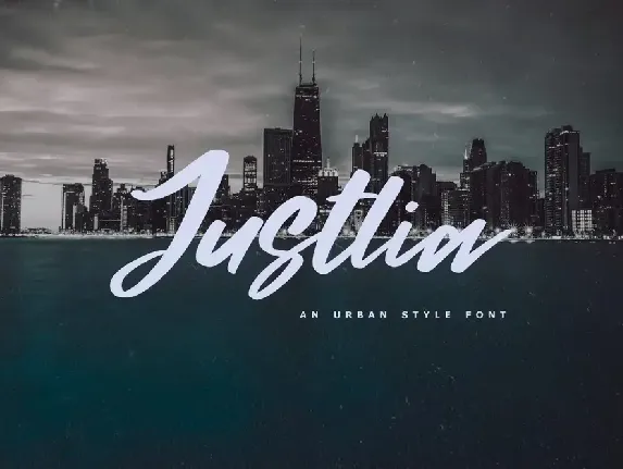 Justlia - An Urban Style Font