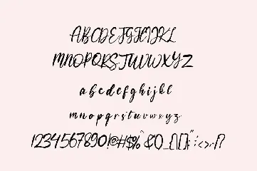 Bohemian Script font