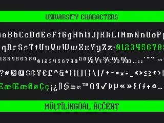 Univarsity - Sport Display Font