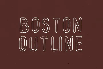 Boston City font