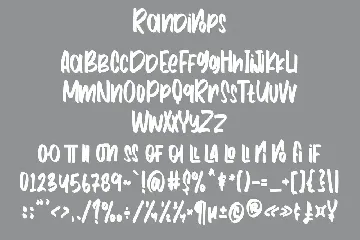 Randirops Handwritten Font