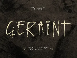 Geraint Spooky Display Font